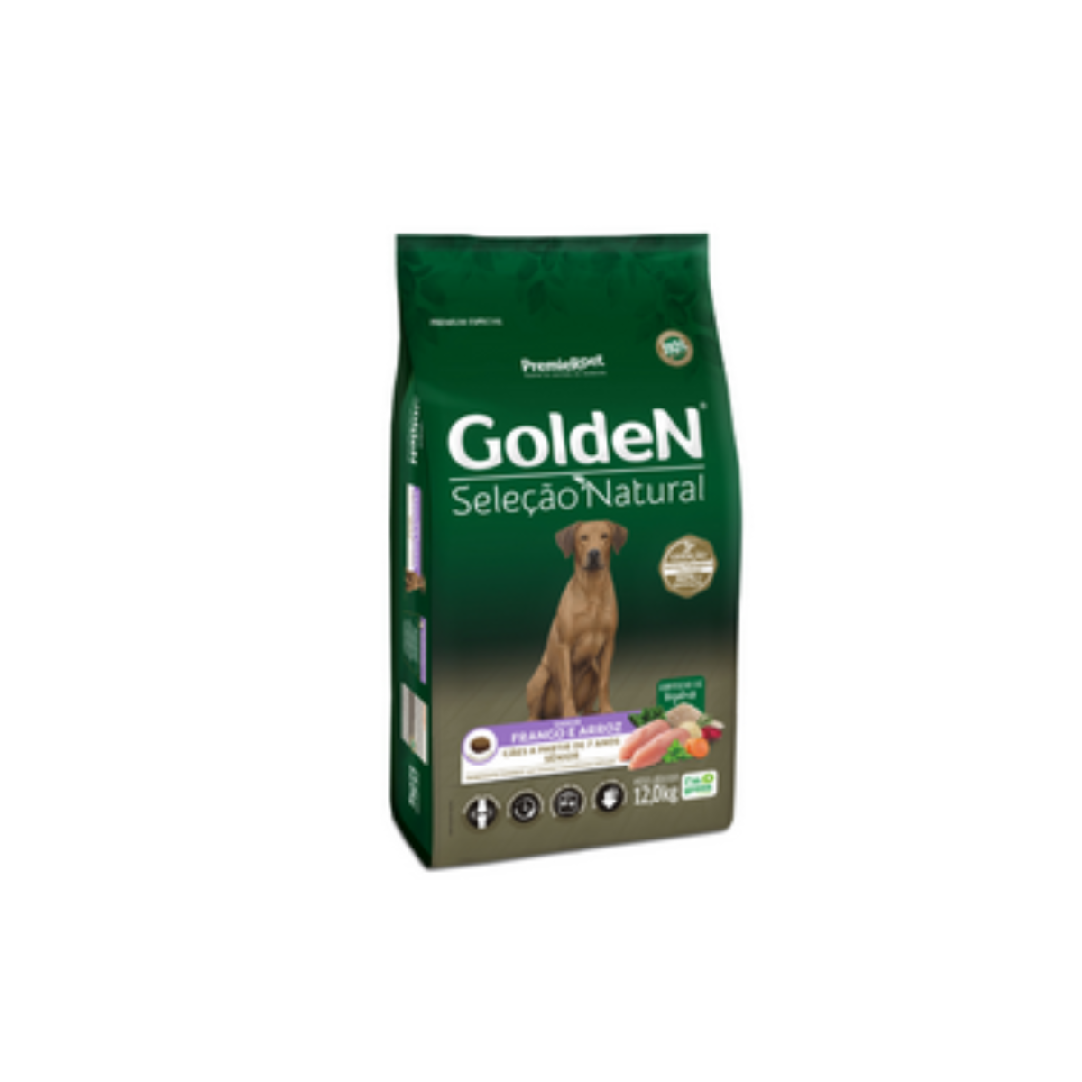 Golden Seleção Natural Adulto Sênior 12kg